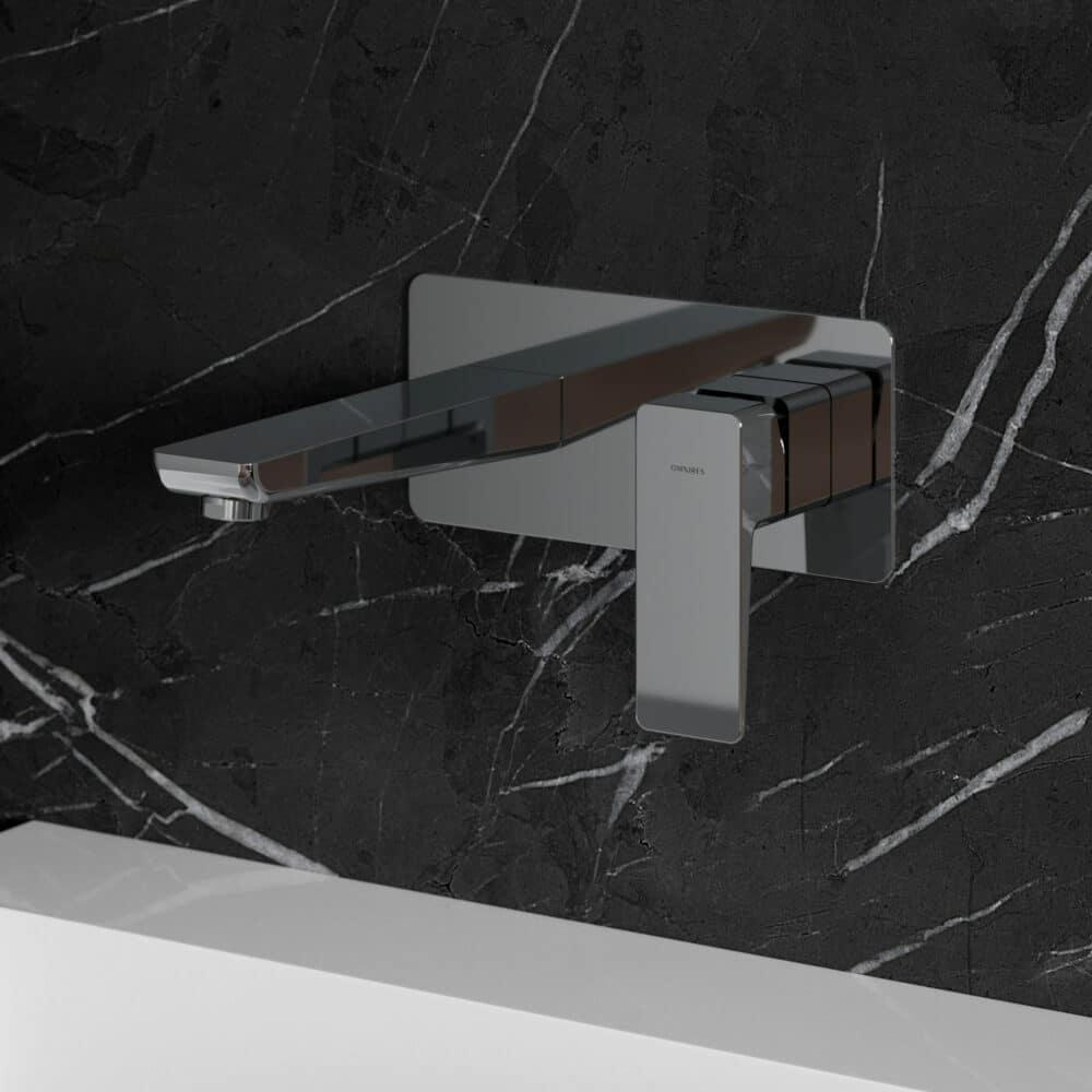 BASIN FAUCETS FOR CONCEALED INSTALLATION